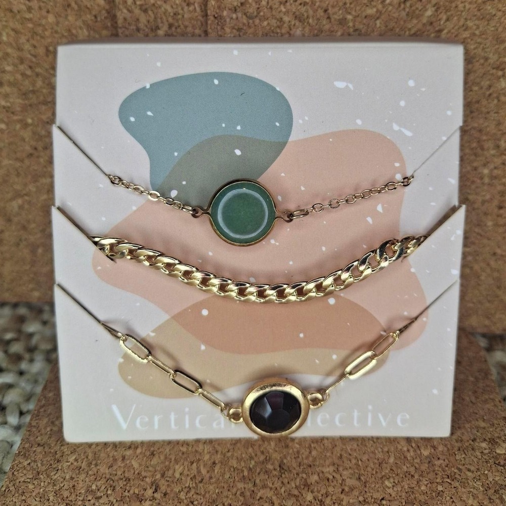 Vertical Collective Alora Bracelet Layering Set